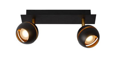 Lucide BINARI - Deckenstrahler - LED - 2x4,5W 2700K - Schwarz