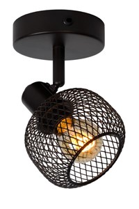 Lucide MAREN - Ceiling spotlight - 1xE14 - Black on