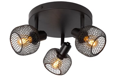 Lucide MAREN - Spot plafond - Ø 37 cm - 3xE14 - Noir