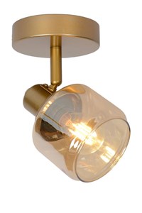 Lucide BJORN - Ceiling spotlight - 1xE14 - Matt Gold / Brass on 2