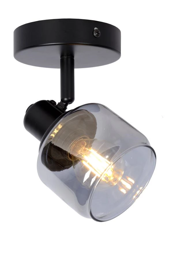 Lucide BJORN - Ceiling spotlight - 1xE14 - Black - on