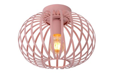 Lucide MERLINA - Plafonnière Kinderkamer - Ø 30 cm - 1xE27 - Roze