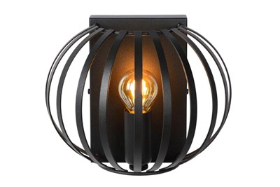 Lucide MANUELA - Wall light - 1xE14 - Black