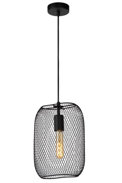 Lucide MESH - Pendant light - 1xE27 - Black