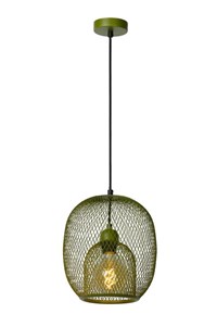 Lucide JERREL - Hanglamp - Ø 25 cm - 1xE27 - Groen aan 3