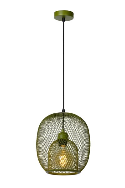 Lucide JERREL - Suspension - Ø 25 cm - 1xE27 - Vert