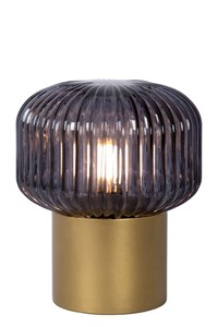Lucide JANY - Tischlampe - Ø 16 cm - 1xE14 - Mattes Gold / Messing EINgeschaltet 2