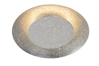 Lucide FOSKAL - Flush ceiling light - Ø 21,5 cm - LED - 1x6W 2700K - Silver on 4