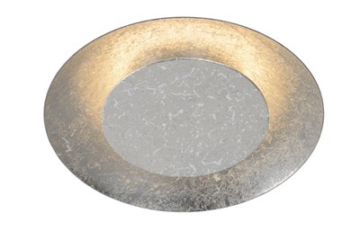 Lucide FOSKAL - Flush ceiling light - Ø 21,5 cm - LED - 1x6W 2700K - Silver