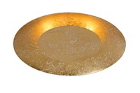 Lucide FOSKAL - Flush ceiling light - Ø 34,5 cm - LED - 1x12W 2700K - Brass on 1
