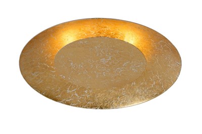 Lucide FOSKAL - Flush ceiling light - Ø 34,5 cm - LED - 1x12W 2700K - Brass