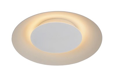 Lucide FOSKAL - Deckenleuchte - Ø 34,5 cm - LED - 1x12W 2700K - Weiß