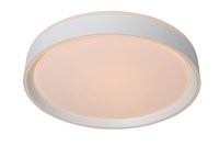 Lucide NURIA - Deckenleuchte - Ø 30 cm - LED Dim. - 1x18W 2700K - 3 StepDim - Weiß AAN 1