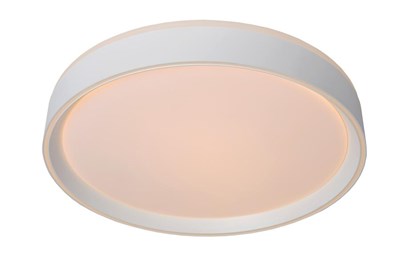 Lucide NURIA - Plafonnier - Ø 30 cm - LED Dim. - 1x18W 2700K - 3 StepDim - Blanc