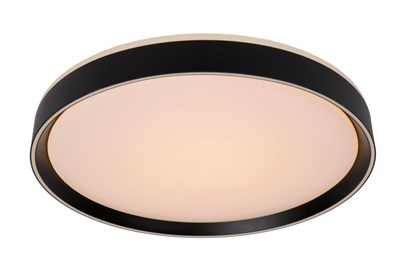 Lucide NURIA - Flush ceiling light - Ø 50 cm - LED Dim. - 1x36W 2700K - 3 StepDim - Black