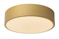 Lucide UNAR - Lámpara de techo - Ø 20 cm - LED Regul. - 1x12W 2700K - 3 StepDim - Oro mate / Latón AAN 2