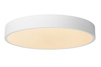 Lucide UNAR - Plafonnier - Ø 39,5 cm - LED Dim. - 1x24W 2700K - 3 StepDim - Blanc AAN 1