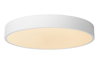 Lucide UNAR - Plafonnier - Ø 39,5 cm - LED Dim. - 1x24W 2700K - 3 StepDim - Blanc