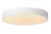 Lucide UNAR - Flush ceiling light - Ø 39,5 cm - LED Dim. - 1x24W 2700K - 3 StepDim - White on 1