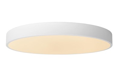 Lucide UNAR - Plafonnier - Ø 49,5 cm - LED Dim. - 1x36W 2700K - 3 StepDim - Blanc