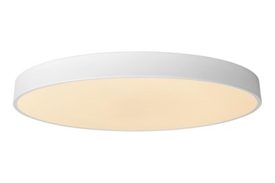 Lucide UNAR - Deckenleuchte - Ø 60 cm - LED Dim. - 1x60W 2700K - 3 StepDim - Weiß