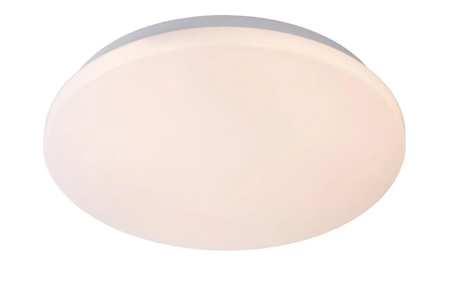 Lucide OTIS - Flush ceiling light - Ø 26 cm - LED - 1x14W 3000K - Opal - on 1