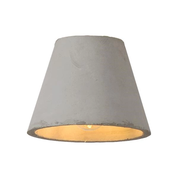 Lucide POSSIO - Lamp shade - Ø 15 cm - 0xE14 - Taupe - on 1