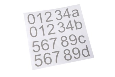 Lucide THESI Numbers - Part Outdoor - Black
