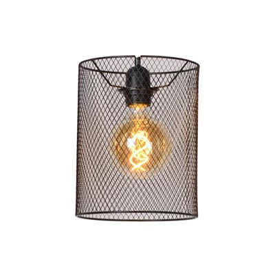 Lucide BASKETT - Lamp shade - Ø 15 cm - Black