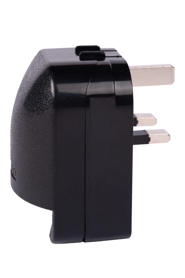 Lucide CONVERTOR PLUG - Plug 3-pin - 13A - Black - on