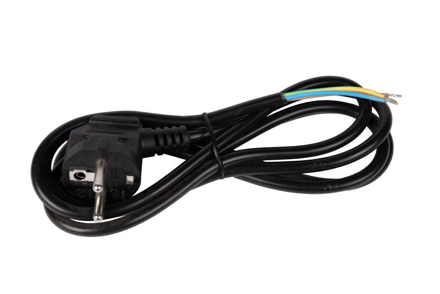 Lucide CABLE WITH PLUG - Cable para lámpara - Negro - AAN