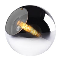 Lucide JAZZLYNN - Glas - Ø 30 cm - Rauchfarbe Grau EINgeschaltet 1