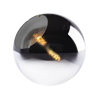 Lucide JAZZLYNN - Glas - Ø 40 cm - Rauchfarbe Grau EINgeschaltet 1