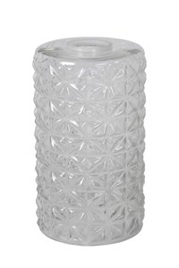 Lucide CORALIE - Glas - Ø 12 cm - Transparant aan