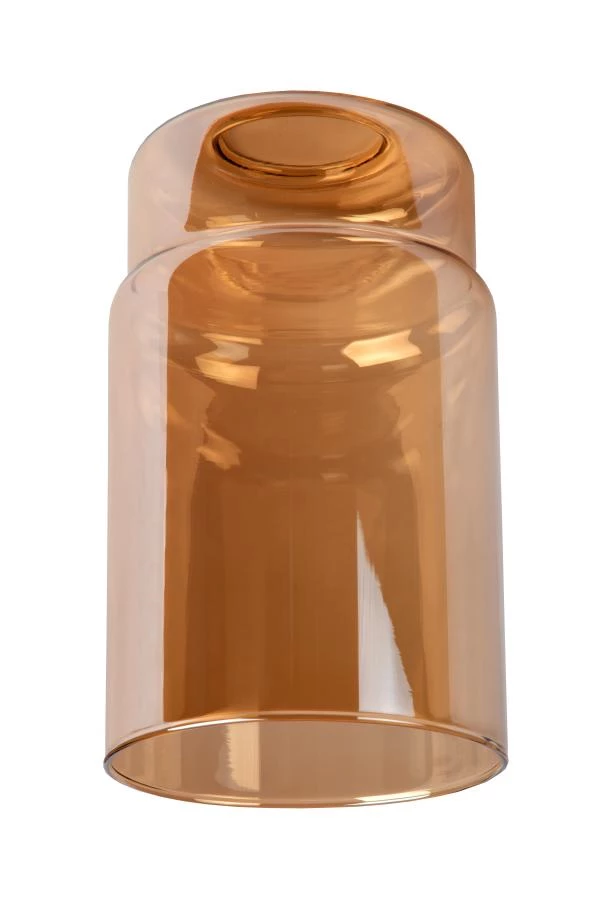 Lucide ZINO - Glas - Ø 10 cm - Amber - EINgeschaltet 2