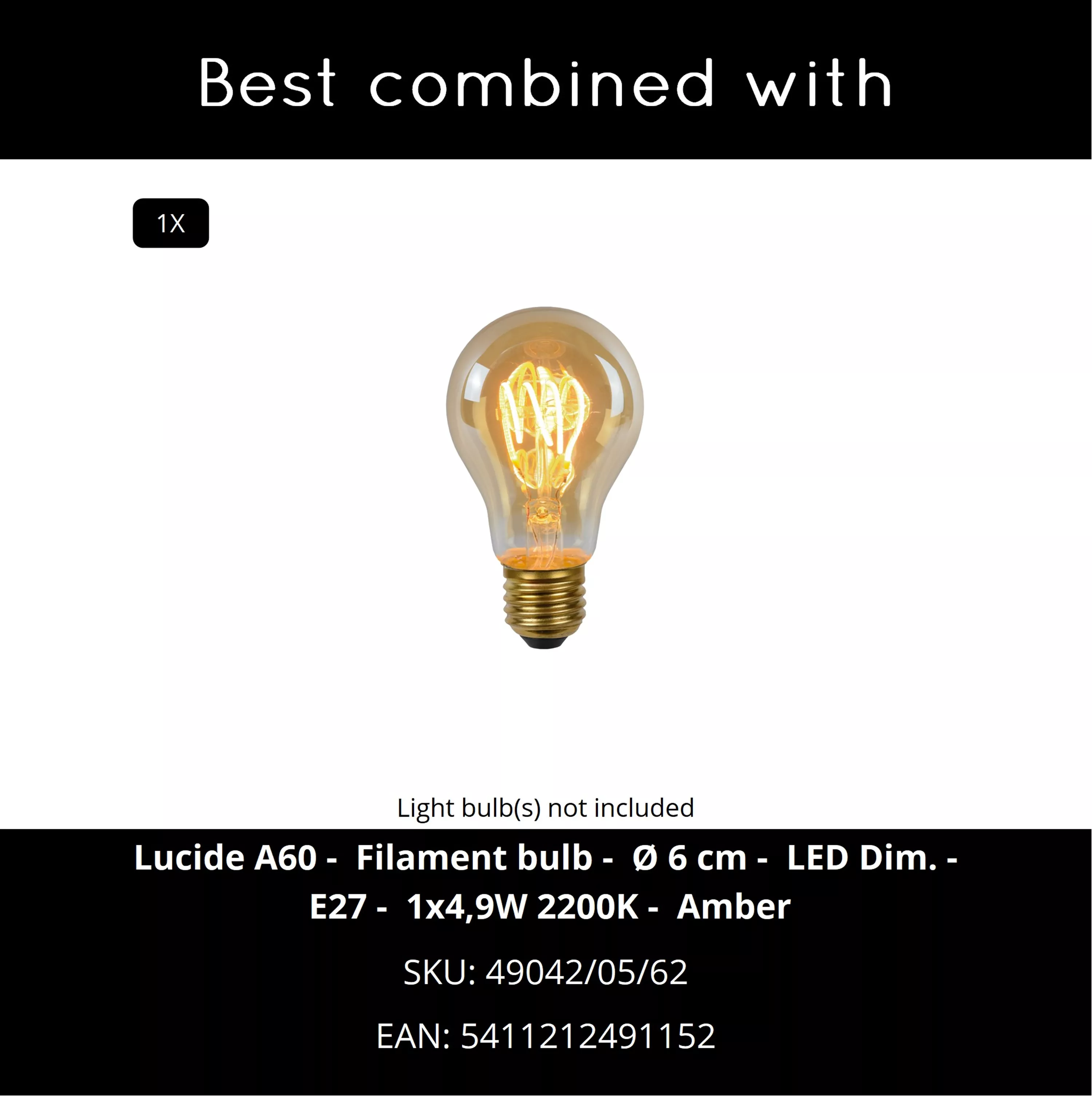 Lucide GOSSE - Plafonnière - 19,5 cm - 1xE27 - Wit Lucide GOSSE - Plafonnière - 19,5 cm - 1xE27 - Wit