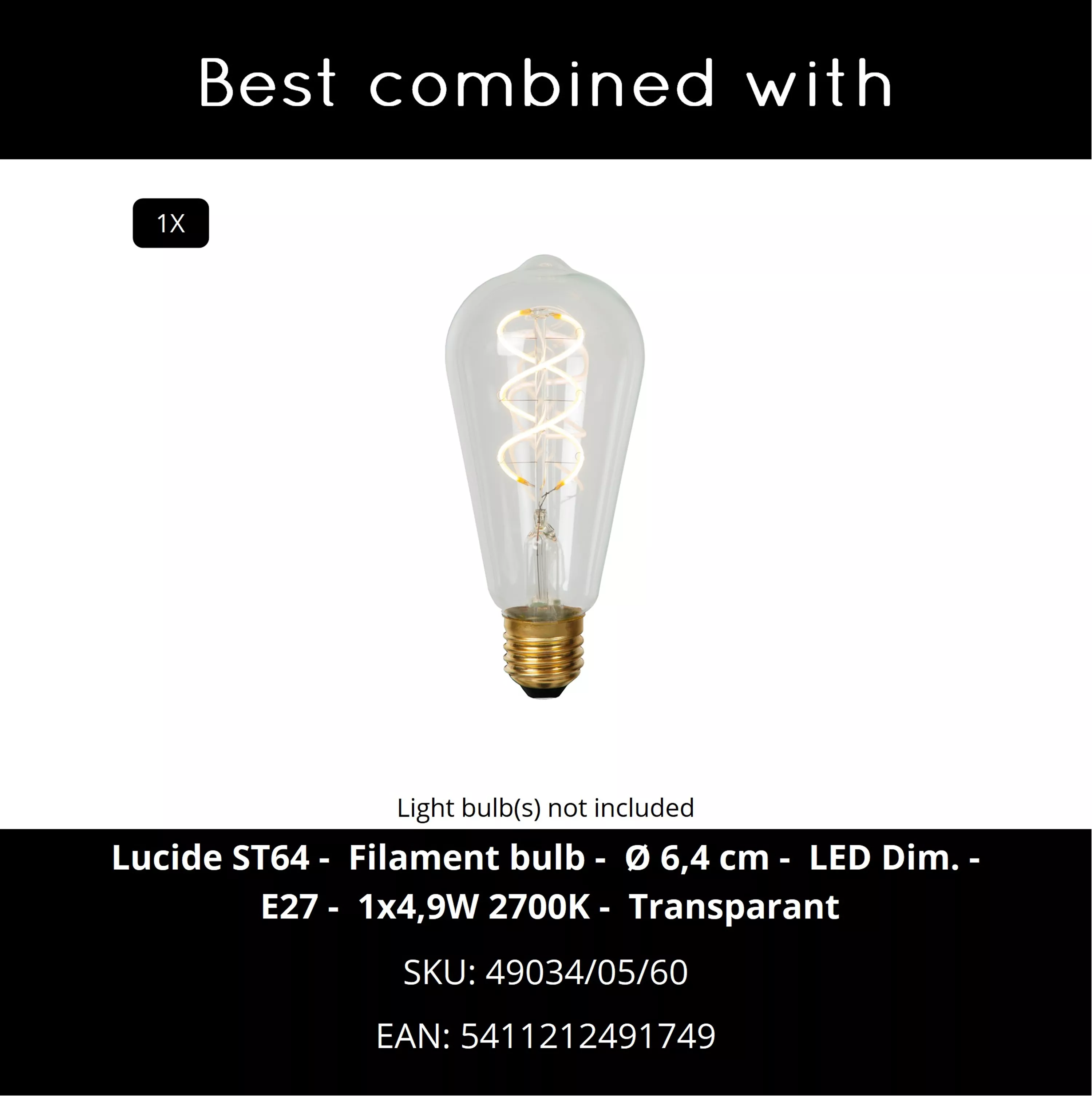 Lucide OTTELIEN - Wandlamp - 17,7 cm - 1xE27 - Zwart kopen? Groot Lucide OTTELIEN - Wandlamp - 17,7 cm - 1xE27 - Zwart kopen? Groot