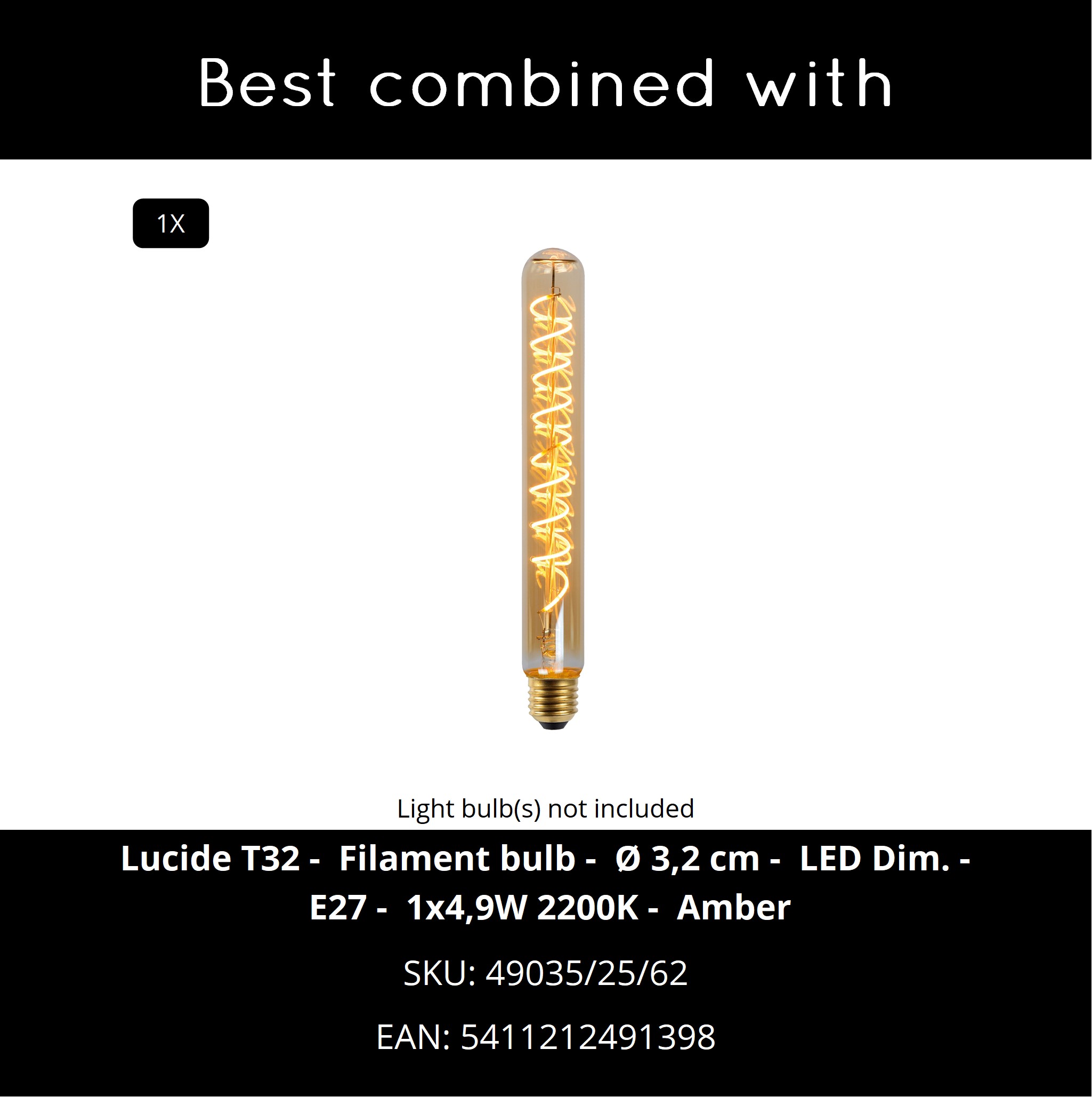 Lucide JOANET Lampe De Table Fumée 22 Cm - Retourné Comme Neuf, 12 Mois De Garantie