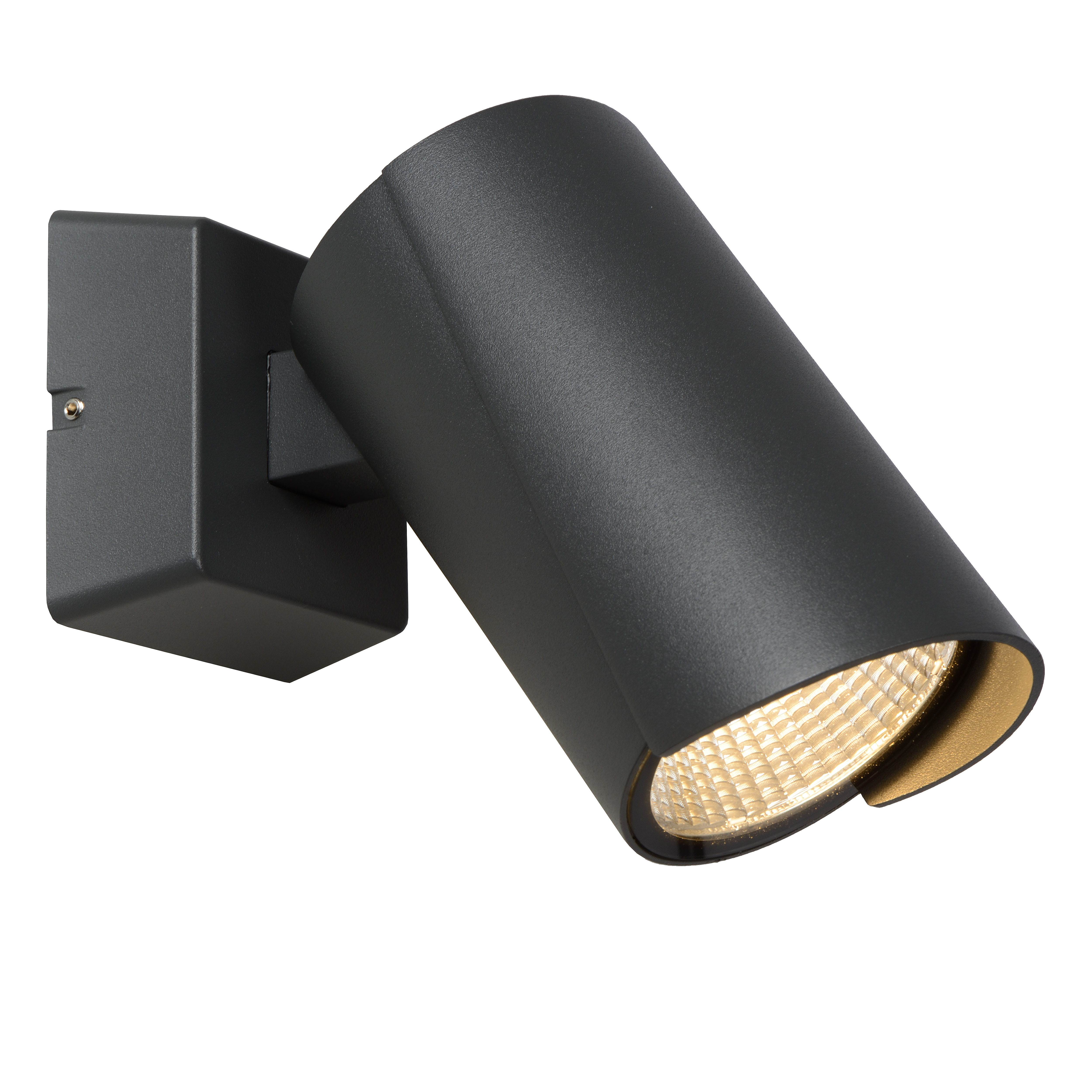 LUCIDE MANAL LED Gartenstrahler – 13W, 3000K Warmweiß, IP65, Anthrazit, Kippbar