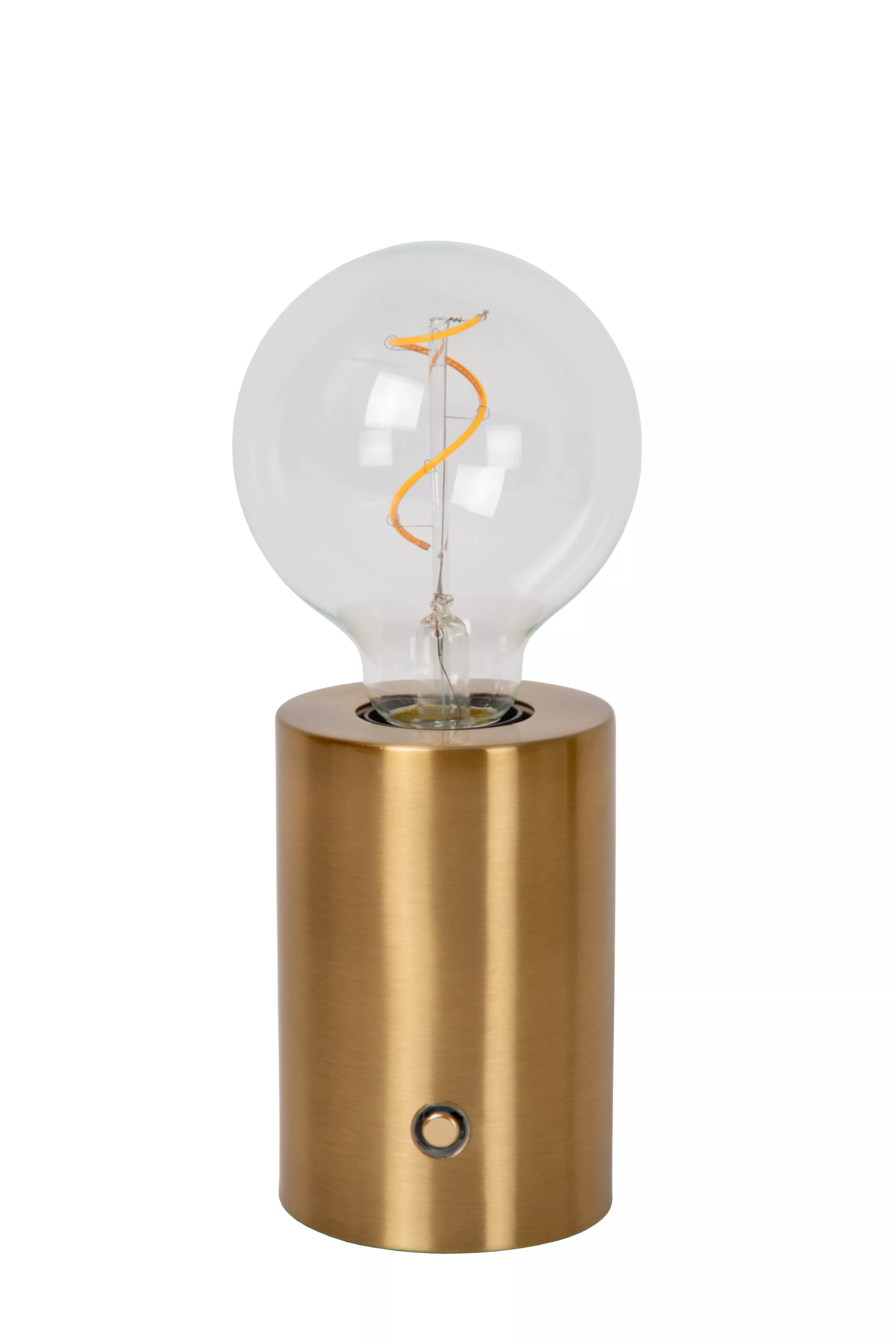 Lucide VIVO - wiederaufladbare Tischlampe - Akku/Batterie - Ø 8 cm - LED Dim. - E27 - 1x1W 2700K