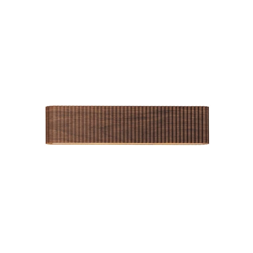 Lucide BANNISTER - Lámpara de pared - LED Regul. - CCT - 2x7W 2200K/3000K - Aspecto madera - Vibes - encendido