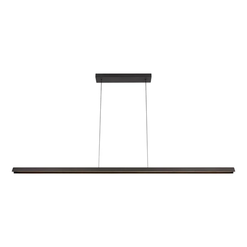 Lucide FELSTED - Pendant light - LED Dim. - CCT - 1x28W 2200K/4000K - Black | Vibes - turned on