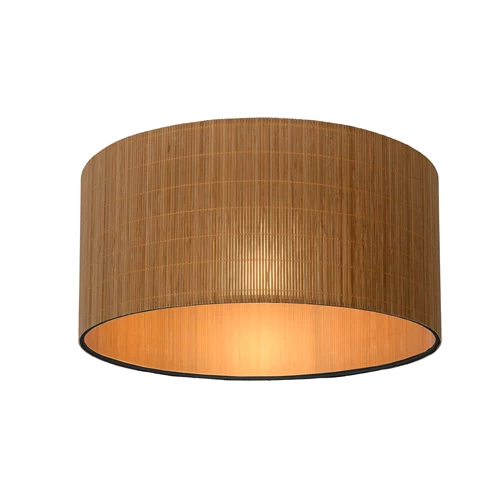 Lucide MAGIUS - Flush ceiling light - Ø 42 cm - 1xE27 - Natural - turned on