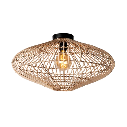 Lucide MAGALI - Deckenleuchte - Ø 56 cm - 1xE27 - Natürlich - eingeschaltet 2