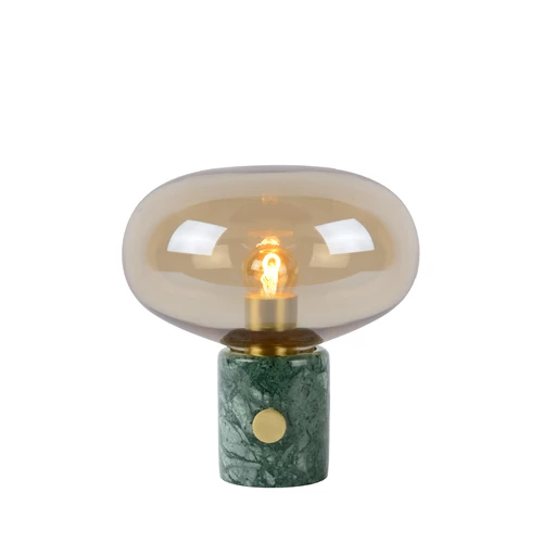 Lucide CHARLIZE - Tischlampe - Ø 23 cm - 1xE27 - Grün - eingeschaltet 2