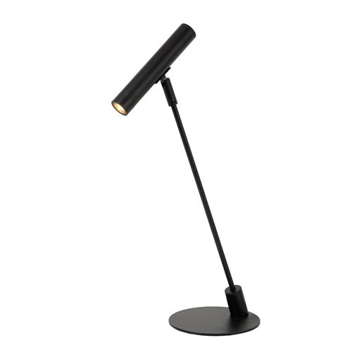 Lucide ALEC - Desk lamp- LED 3 StepDim - G9 - 1x3W 2700K - Interchangeable rings included - Black - turned on