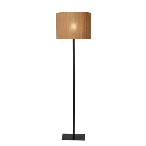 Lucide MAGIUS - Lámpara de suelo - Ø 42 cm - 1xE27 - Natural - encendido