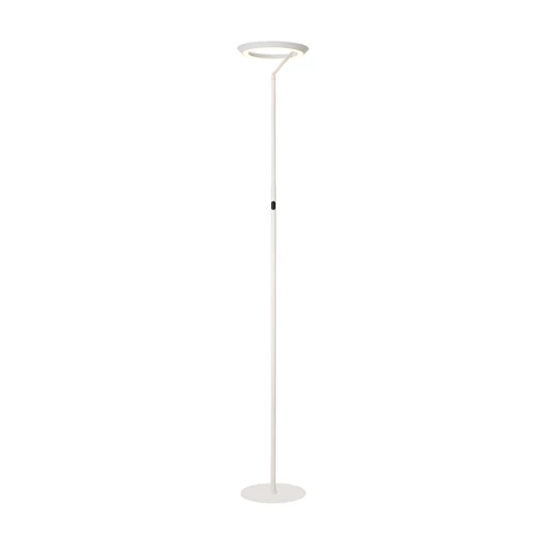 Lucide CELESTE - Lampadaire - Ø 28 cm - LED Dim. - 1x21W 2700K - Blanc - allumé 1