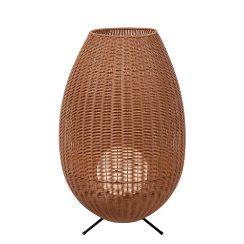 Lucide COLIN IP44 - Rechargeable Floor lamp Indoor/Outdoor - Battery pack- LED 3 StepDim - 1x3W 3000K - IP44 - Natural - turned on 2