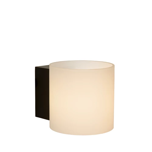 Lucide JELTE - Wandlamp Badkamer - 1xG9 - IP44 - Zwart - aangezet